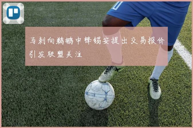 马刺向鹈鹕中锋锡安提出交易报价引发联盟关注