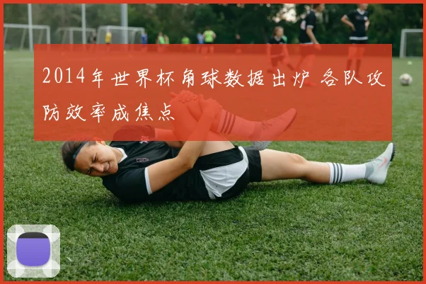 2014年世界杯角球数据出炉 各队攻防效率成焦点